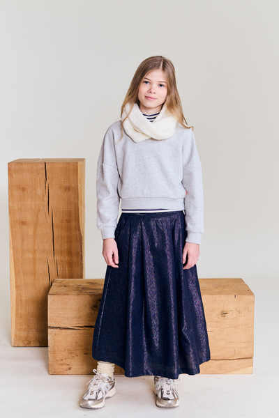 Metallic pleats