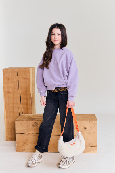 Soft lilac, teddy textures