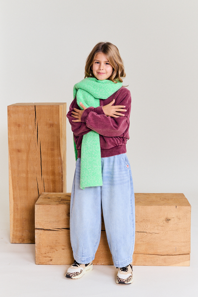 Cool in berry & denim