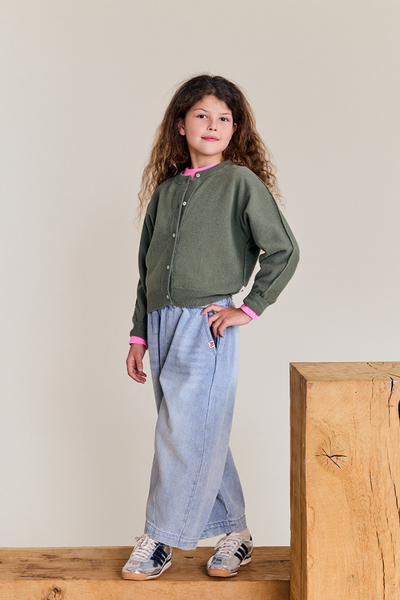Olive & Bright Pink