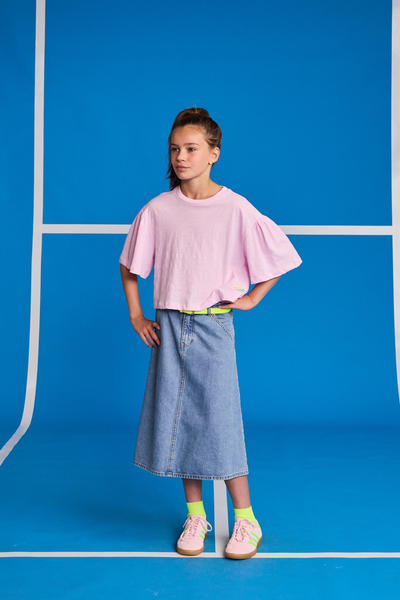 Pink pastels & denim