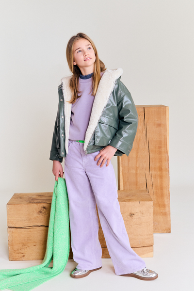 Lavender Corduroy Winter Touch
