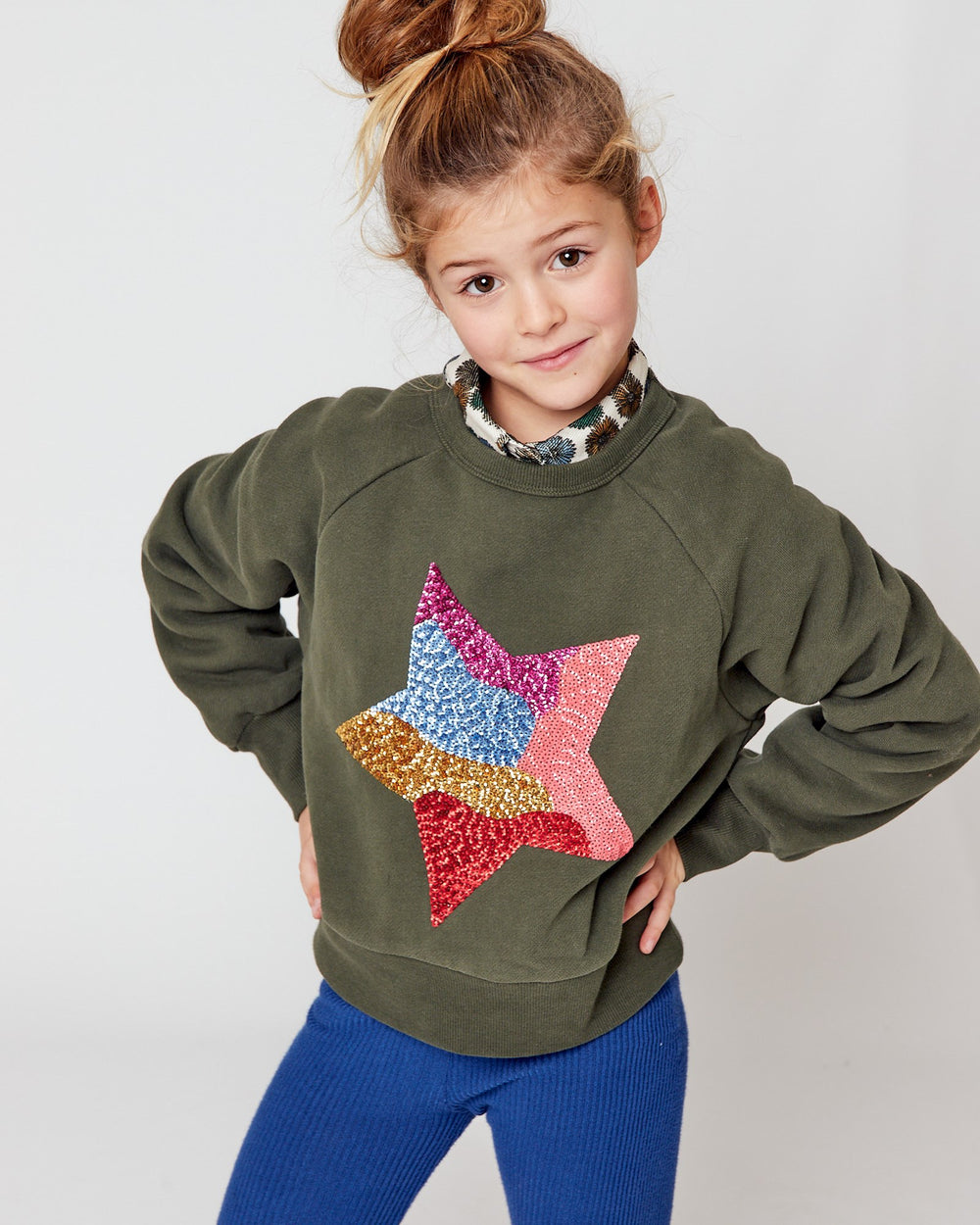 aya raglan sweater star AO76